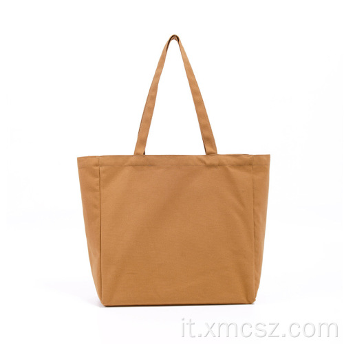 Shopper colorata in cotone biologico